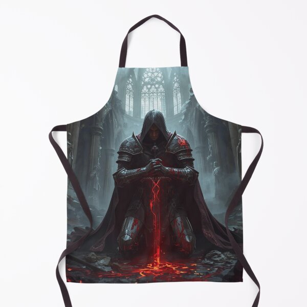 Item preview, Fallen Paladin of the Damned – Dark Fantasy Oathbreaker Knight Art designed and sold by Ferdopalec.
