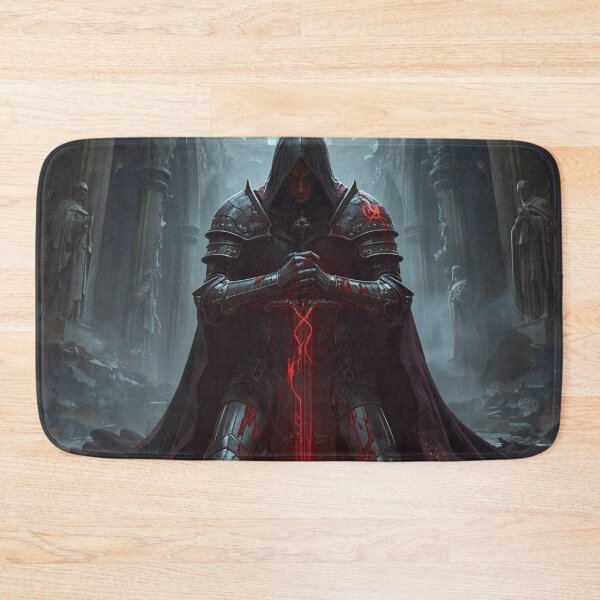 Item preview, Fallen Paladin of the Damned – Dark Fantasy Oathbreaker Knight Art designed and sold by Ferdopalec.