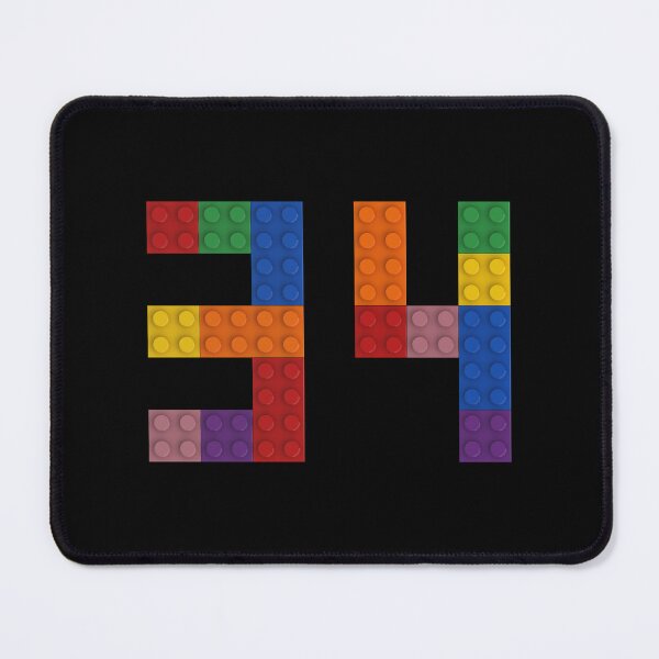 Item preview, 34 numbering made of bricks designed and sold by Brickification.