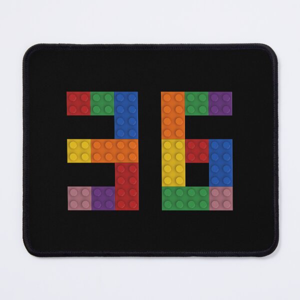 Item preview, 36 numbering made of bricks designed and sold by Brickification.