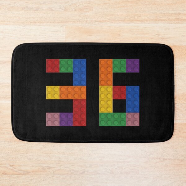 Item preview, 36 numbering made of bricks designed and sold by Brickification.