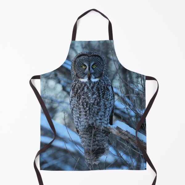 Item preview, Great Grey Owl Watching from the Woods designed and sold by locustgirl.