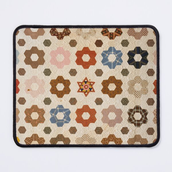 Item preview, Star and Honeycomb Vintage Delight Quilt designed and sold by AnimaliaStar.