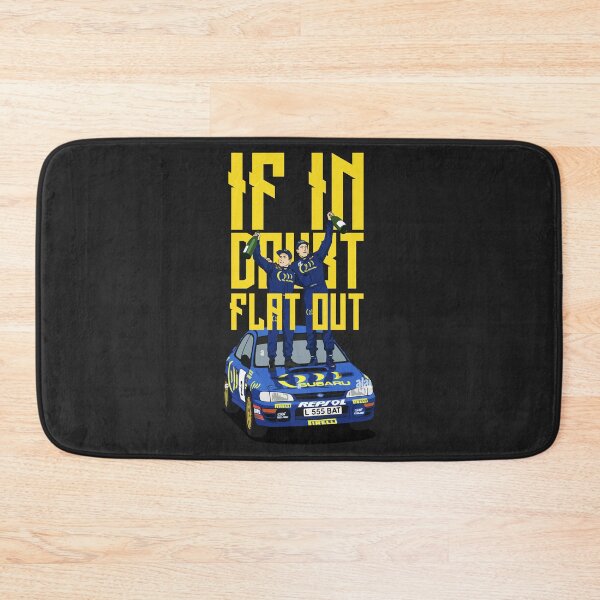 Item preview, Colin McRae – If in Doubt, Flat Out | Legendary Rally Quote Design designed and sold by BronArtworks.