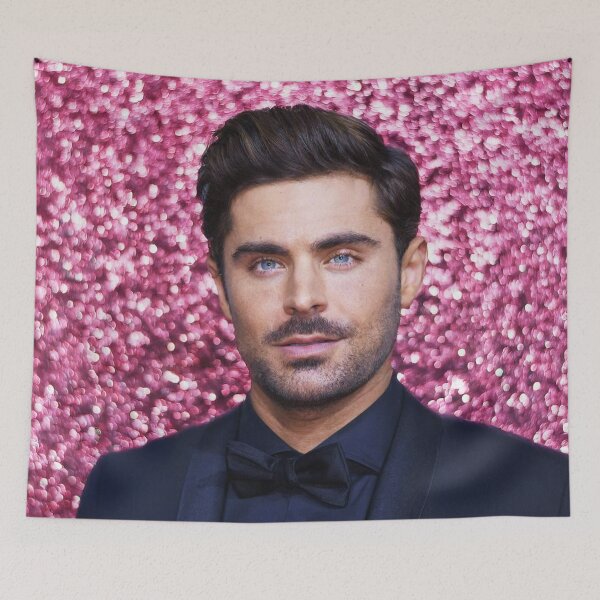 Item preview, Zac Efron - Pink vibes designed and sold by PYXOO.