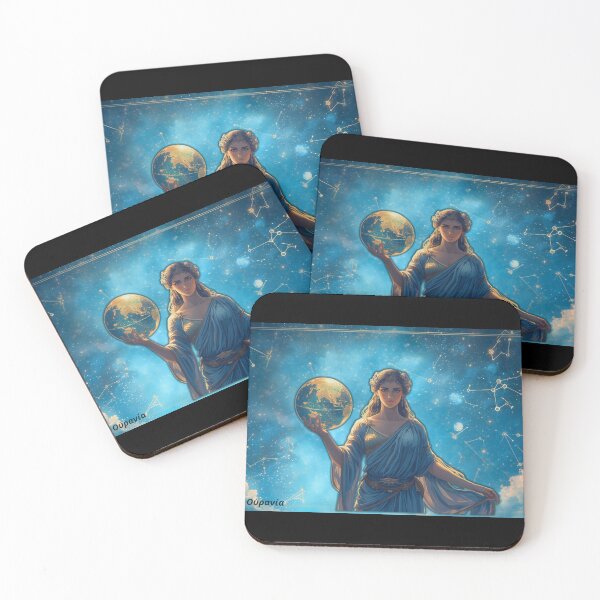 Item preview, Urania – Muse of Astronomy | Greek Mythology Fantasy Art designed and sold by GreennieArt.