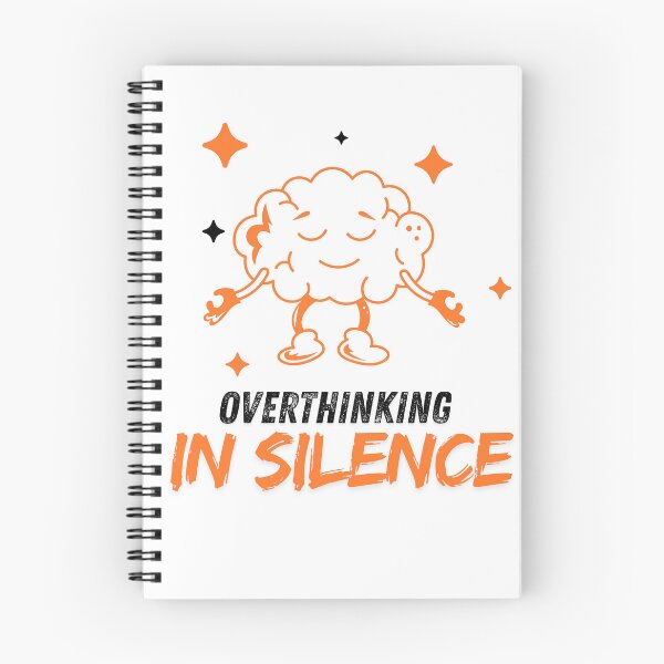Item preview, Overthinking in Silence — Quiet Anxiety Humor Typography classique t-shirt designed and sold by PrintMod.