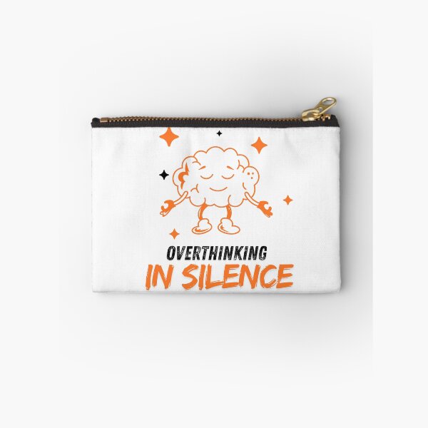 Item preview, Overthinking in Silence — Quiet Anxiety Humor Typography classique t-shirt designed and sold by PrintMod.