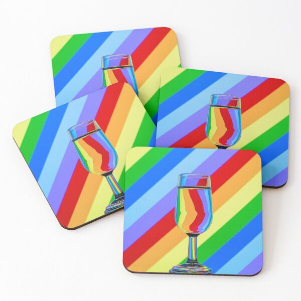 Item preview, Wine glass filled with water demonstrating the refraction of light designed and sold by KukiLdeGuevara.