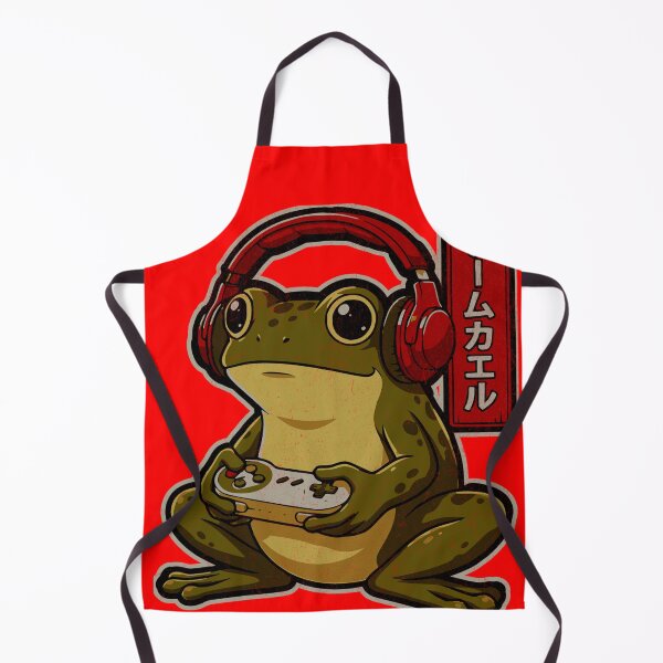 Item preview, Gamer Frog Japanese Gaming Art designed and sold by zptees.