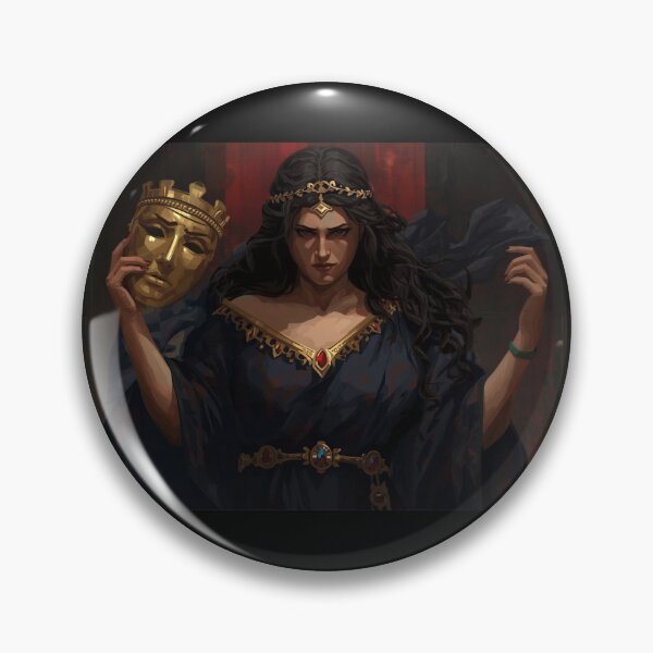 Item preview, Melpomene – Muse of Tragedy | Greek Mythology Fantasy Art designed and sold by GreennieArt.