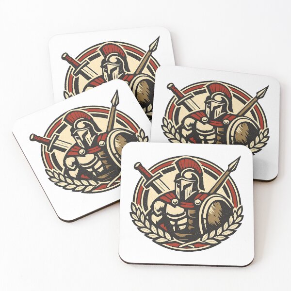 Aperçu de l'œuvre Logo Vintage Warrior – Retro Fighter créée et vendue par Dax Studio.