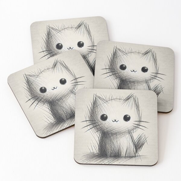 Item preview, Scribbly Kitten designed and sold by Monkeysalad.
