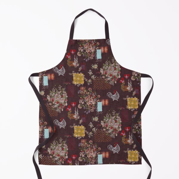 Item preview, Cottagecore Embroidery Visible Mending Masterpiece - Chocolate designed and sold by LoveAlways-AEP.