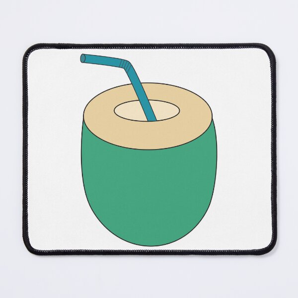 Item preview, Cartoon Coconut Drink Juice designed and sold by DJAMALK.