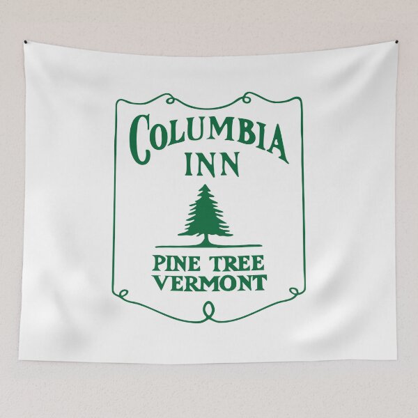 Item preview, Columbia Inn – Pine Tree, Vermont (White Christmas) designed and sold by ChickenFund.