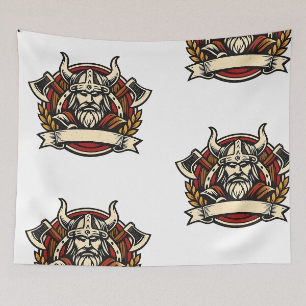Item preview, Vintage Viking – Retro Norse Warrior Logo designed and sold by Dax Studio.