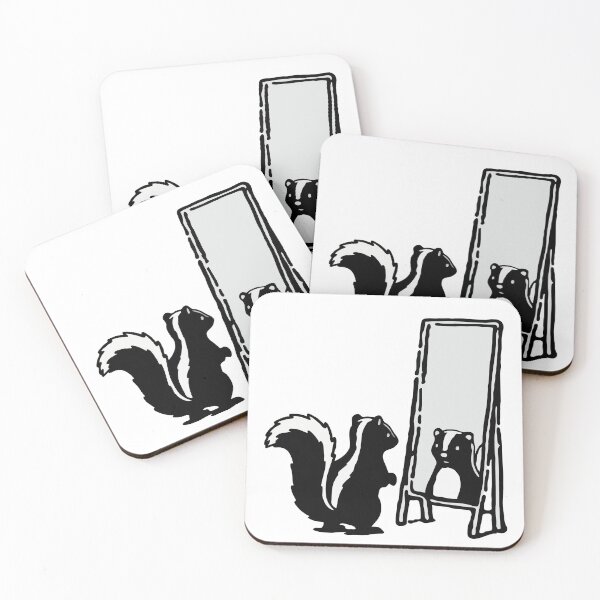 Item preview, Skunk Mirror designed and sold by Gkinoki.