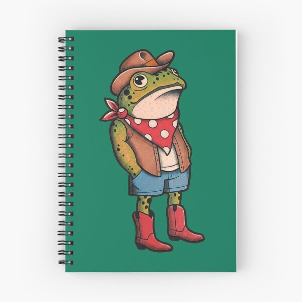 Artikelvorschau, frog with cowboy hat and boots entworfen und verkauft von SailorsInk.
