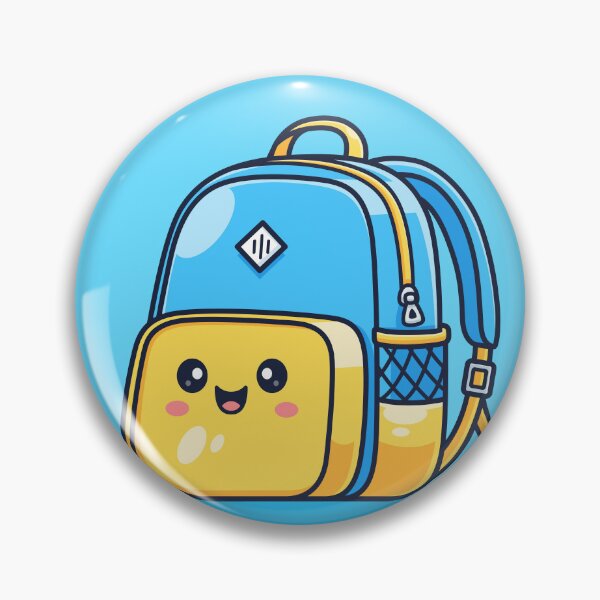 Item preview, Cute Backpack Bag – Cartoon Vector Icon Illustration (Education & Object Theme) designed and sold by hjian8219.