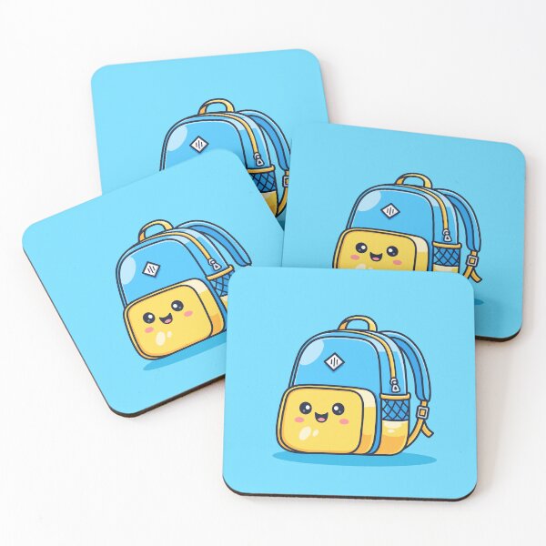 Item preview, Cute Backpack Bag – Cartoon Vector Icon Illustration (Education & Object Theme) designed and sold by hjian8219.