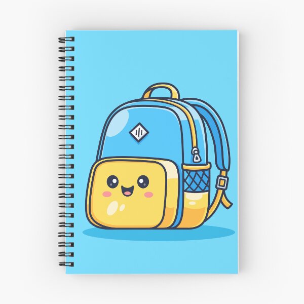 Item preview, Cute Backpack Bag – Cartoon Vector Icon Illustration (Education & Object Theme) designed and sold by hjian8219.
