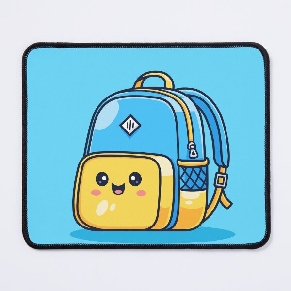 Item preview, Cute Backpack Bag – Cartoon Vector Icon Illustration (Education & Object Theme) designed and sold by hjian8219.