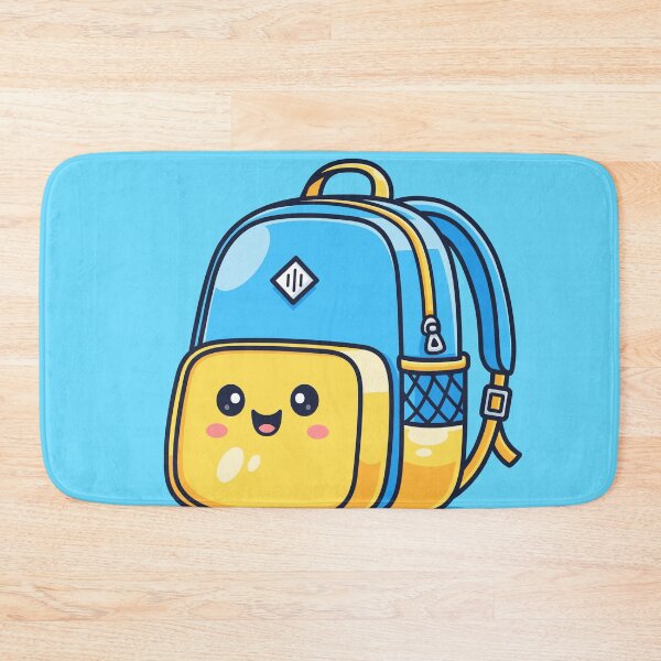 Item preview, Cute Backpack Bag – Cartoon Vector Icon Illustration (Education & Object Theme) designed and sold by hjian8219.