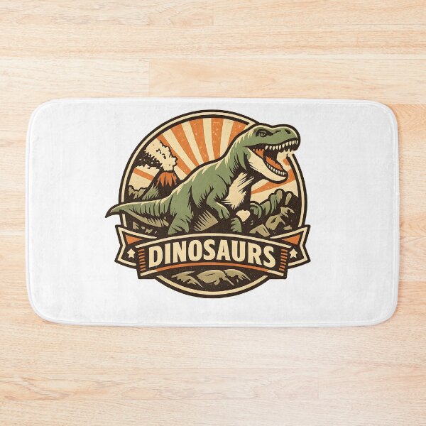 Item preview, Vintage Dinosaur – Retro Prehistoric Logo designed and sold by Dax Studio.