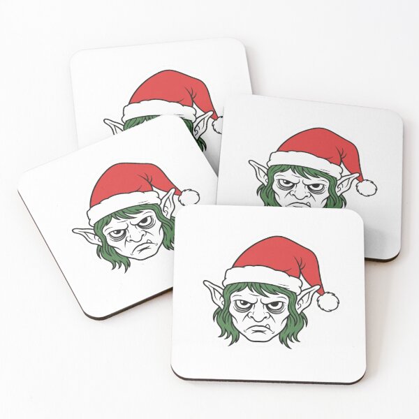 Item preview, Grumpy Christmas Elf | Tired Santa Helper Sticker & T-Shirt designed and sold by kinany00.