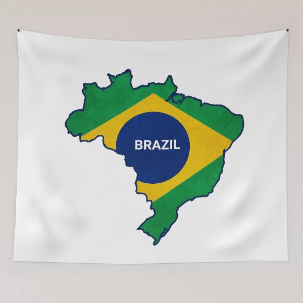 Item preview, Brazil color Map  designed and sold by freshwear design.
