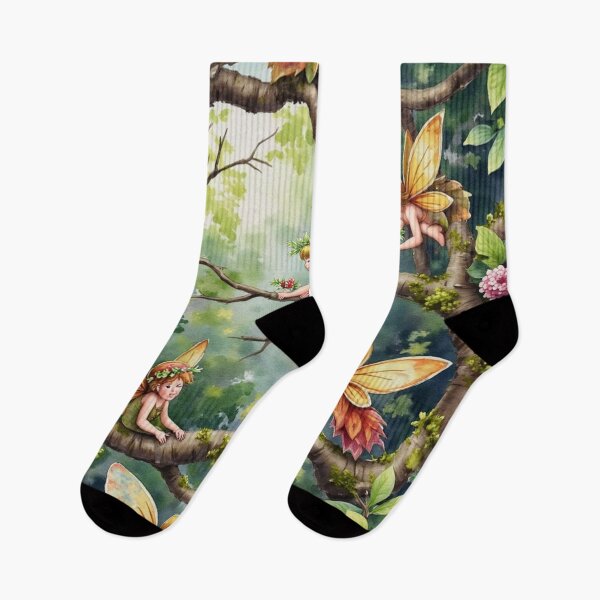Item preview, Woodland Fairy Circle – Enchanted Forest Fantasy Pattern designed and sold by Oonward2021.
