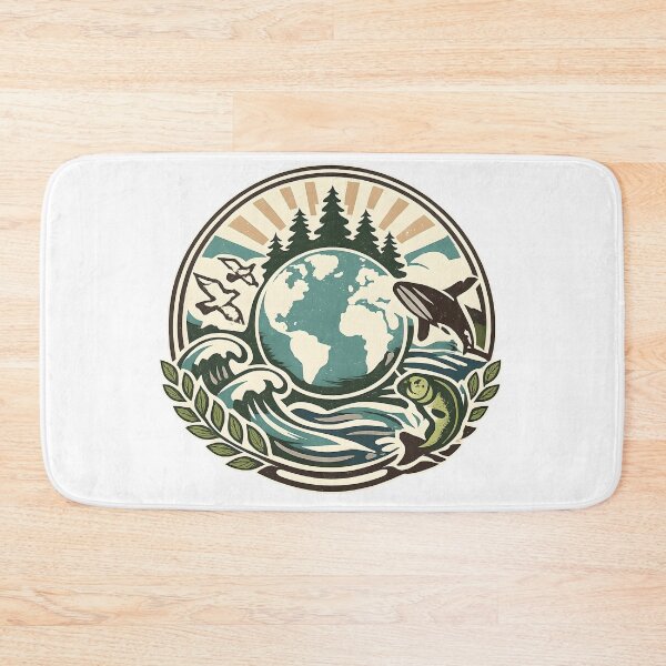 Item preview, Vintage Eco Warrior – Retro Environmental Logo designed and sold by Dax Studio.
