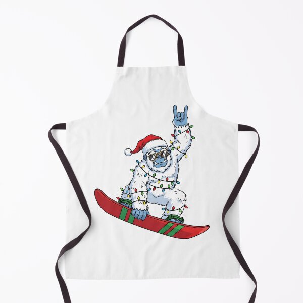 Item preview, Yeti Shreds Christmas Snowboarding Snowboarder Christmas Yeti designed and sold by KroghDs.