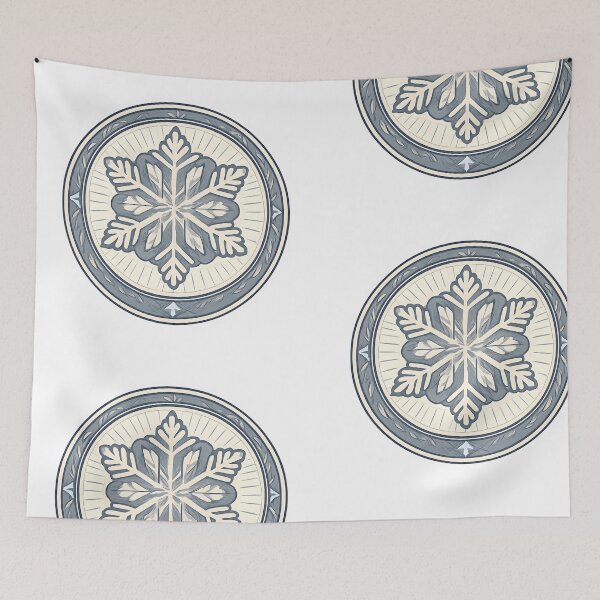 Item preview, Vintage Snowflake – Retro Winter Logo designed and sold by Dax Studio.