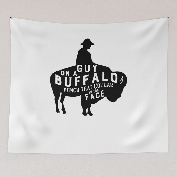 Item preview, Guy on a Buffalo Punch That Cougar V2 designed and sold by TeeTimeGuys.