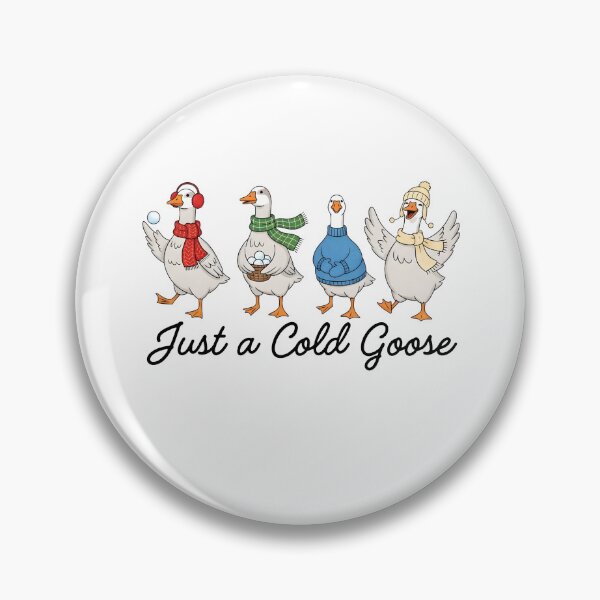Item preview, Just a Cold Goose Christmas Winter Goose designed and sold by KroghDs.
