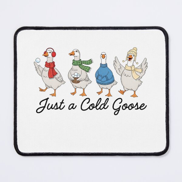 Item preview, Just a Cold Goose Christmas Winter Goose designed and sold by KroghDs.