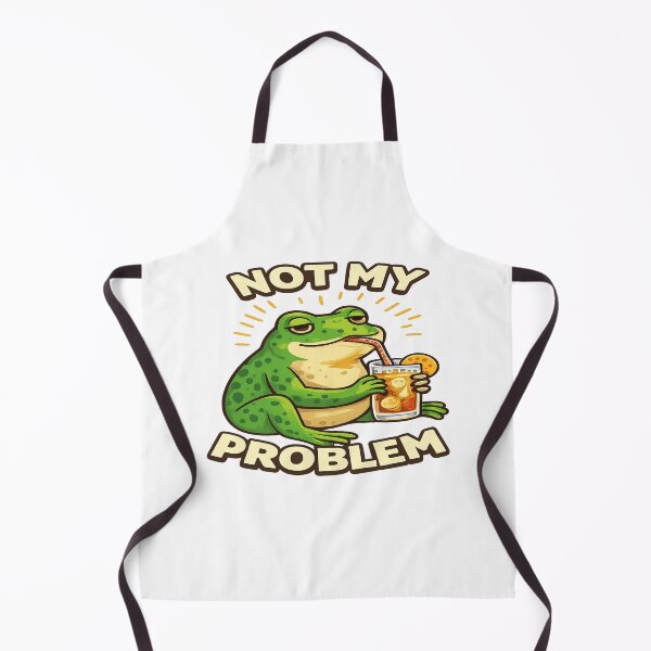 Item preview, Not My Problem Frog – Funny Sarcastic Meme Quote Chill Humor Design designed and sold by FernandsOficial.
