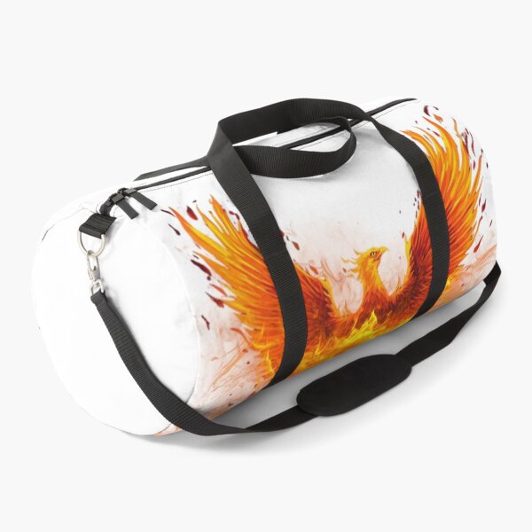 Item preview, phoenix rising with fiery wings, bold gradient colors designed and sold by tsintsinshop.