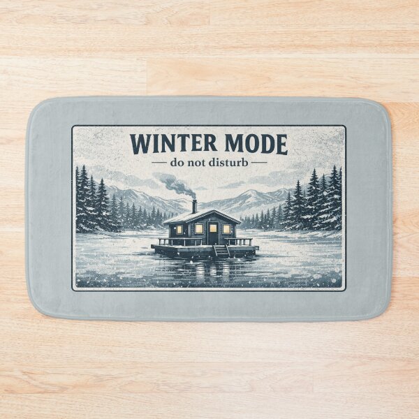 Item preview, Floating Sauna Winter Mode Design designed and sold by Meandmyshop.