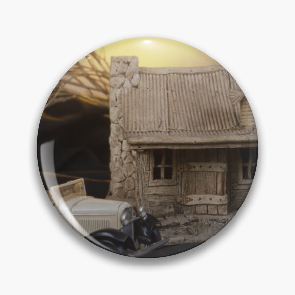 Item preview, Miniature Cottage and Classic Car designed and sold by AnalogDays.