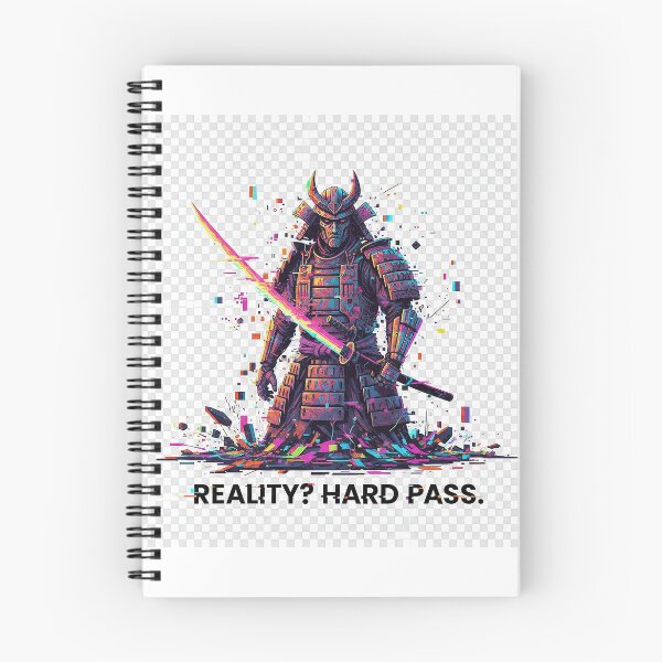 Item preview, : Glitch Samurai – Cyberpunk Warrior and Anti-Reality Statement designed and sold by Studiocolors.