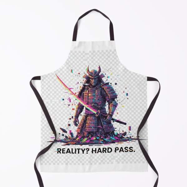 Item preview, : Glitch Samurai – Cyberpunk Warrior and Anti-Reality Statement designed and sold by Studiocolors.