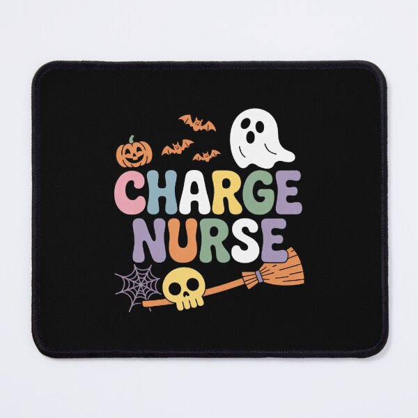 Item preview, Spooky Charge Nurse Life Ghost Halloween Costume Pumpkin designed and sold by skanderio.