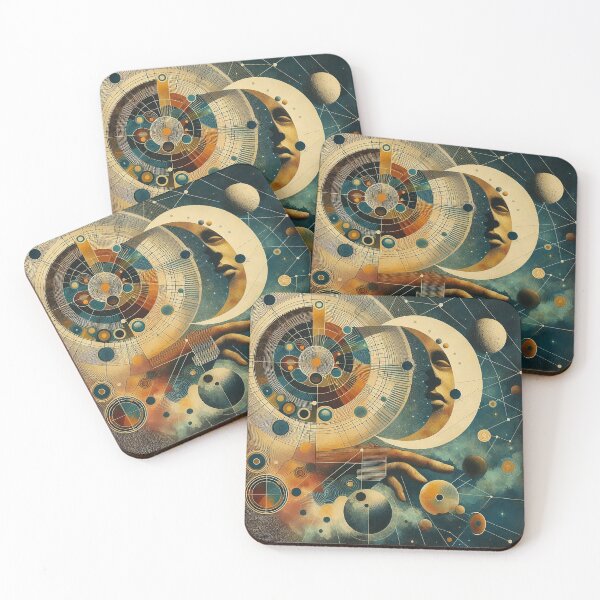 Item preview, Vintage Inspired Surreal Mid Century Modern Wall Art designed and sold by Nicole-Cherie.