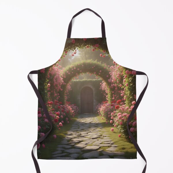 Item preview, Stone Path Through a Rose Arbour designed and sold by homydesign.