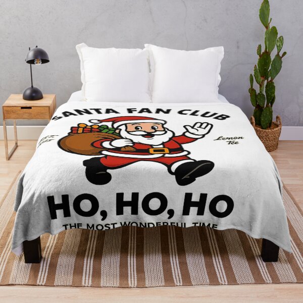 Item preview, Santa Fan Club – “Ho, Ho, Ho” Vintage Christmas Graphic designed and sold by LissethsWorld.
