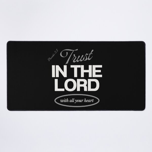 Item preview, Trust in the Lord Christian Bible Verse Proverbs 3:5 - White Edition designed and sold by Holy Ink Studio.