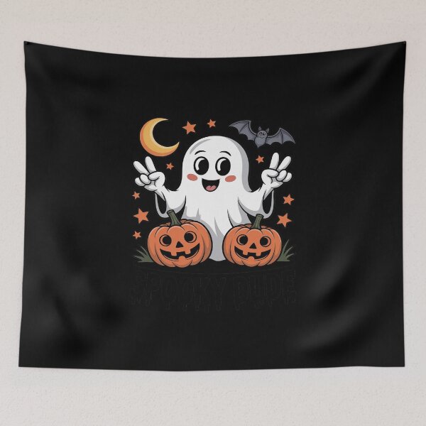 Item preview, Spooky Dude Boo Ghost Halloween designed and sold by skanderio.